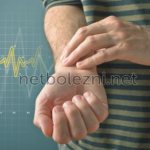 Heart rate with increased pulse rate