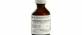Капли Зеленина: показания, инструкция по применению, где купить по доступной цене