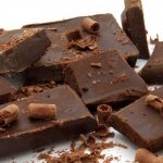 Dark chocolate pieces