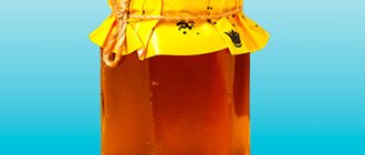 Honey in a jar