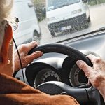 Pensioner driving