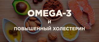 влияние Омега-3 на холестерол